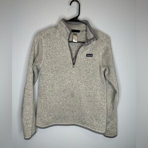 Patagonia better sweater women’s small gray pullover quarter zip